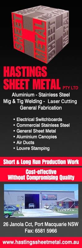 hastings sheet metal|hastings sheet metal port macquarie.